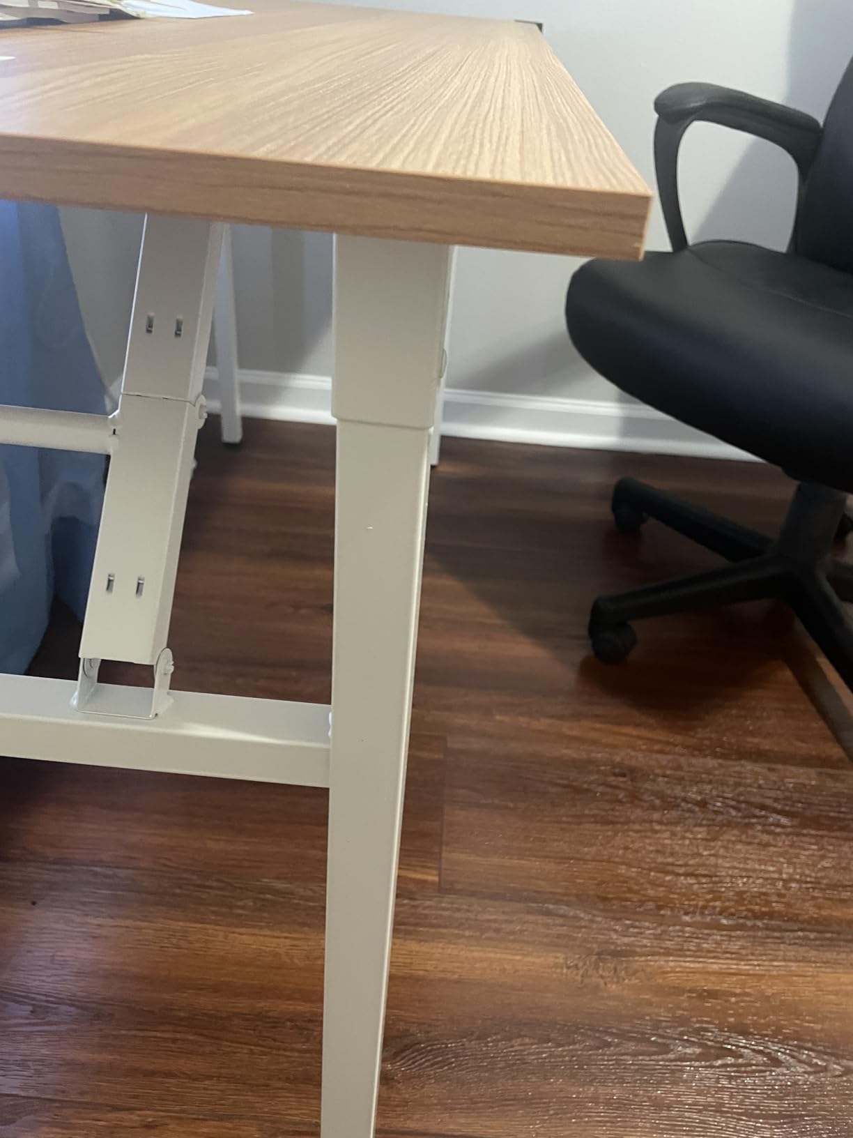 Need Folding Computer Desk, Large 60 inches Folding Table for Home Office, No Install Needed customer photo 1
