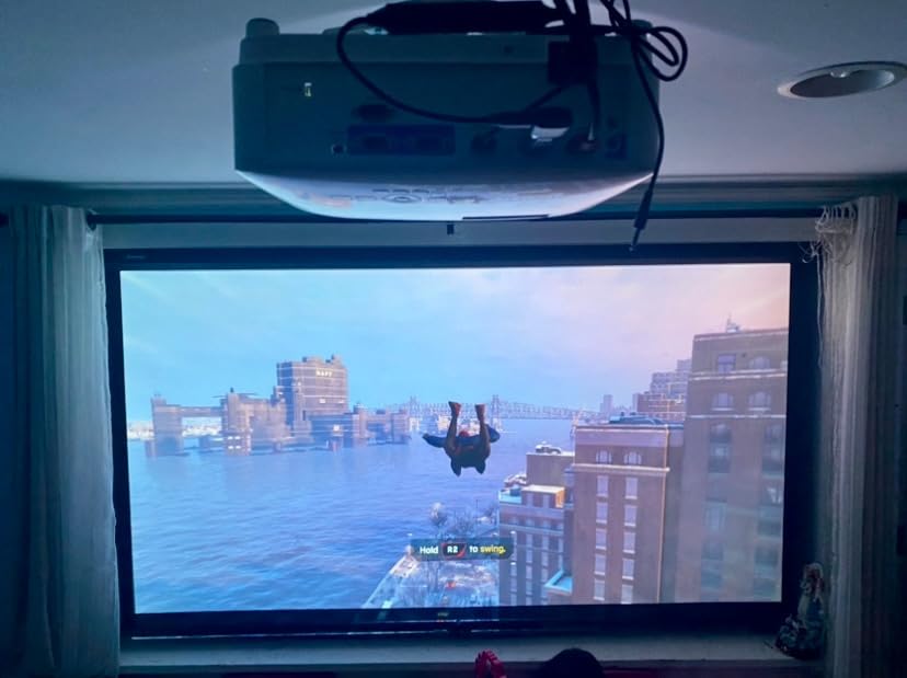 BenQ TH671ST 1080p Short Throw Gaming Projector | Gaming Mode for Intense Low Input Lag Action | 3000 Lumens | Auto Vertical Keystone | Universal Connectivity | Built in speaker customer photo 1