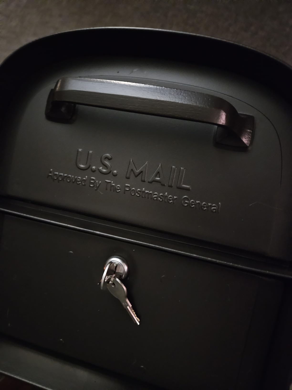 Architectural Mailboxes 6300B-10 Oasis 360 Locking Parcel Mailbox, Extra Large, Black, 6300B-10 customer photo 2
