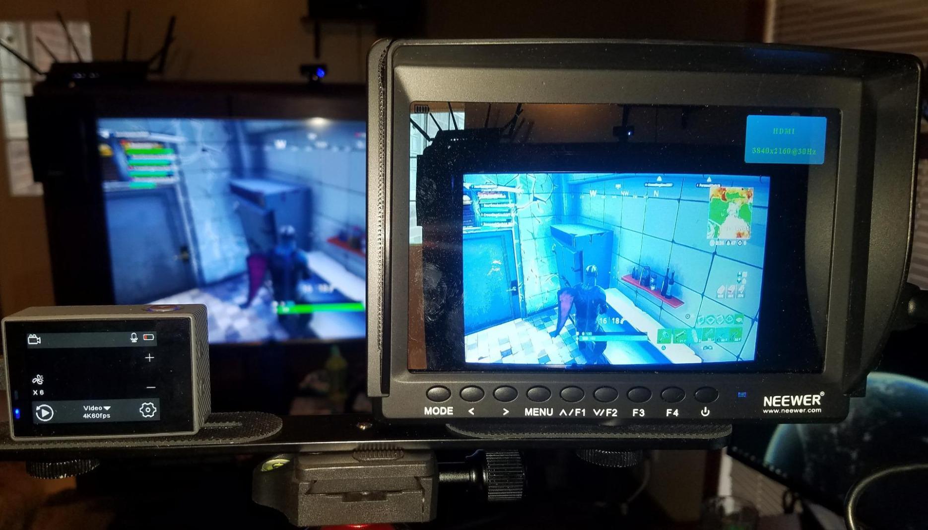 Neewer F100 7inch Camera Field Monitor HD Video Assist IPS 1280x800 HDMI Input 1080p with Sunshade and Ball Head for DSLR Cameras customer photo 2