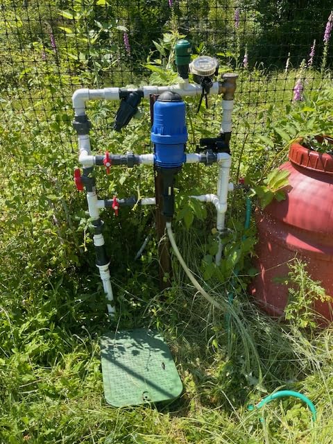 NEWTRY 1:500-1:50 Fertilizer Injector for Drip Irrigation, 0.2%-2% Dosing Pump, for Garden, Greenhouse, Livestock, Agriculture, Nutrient Delivery System customer photo 1