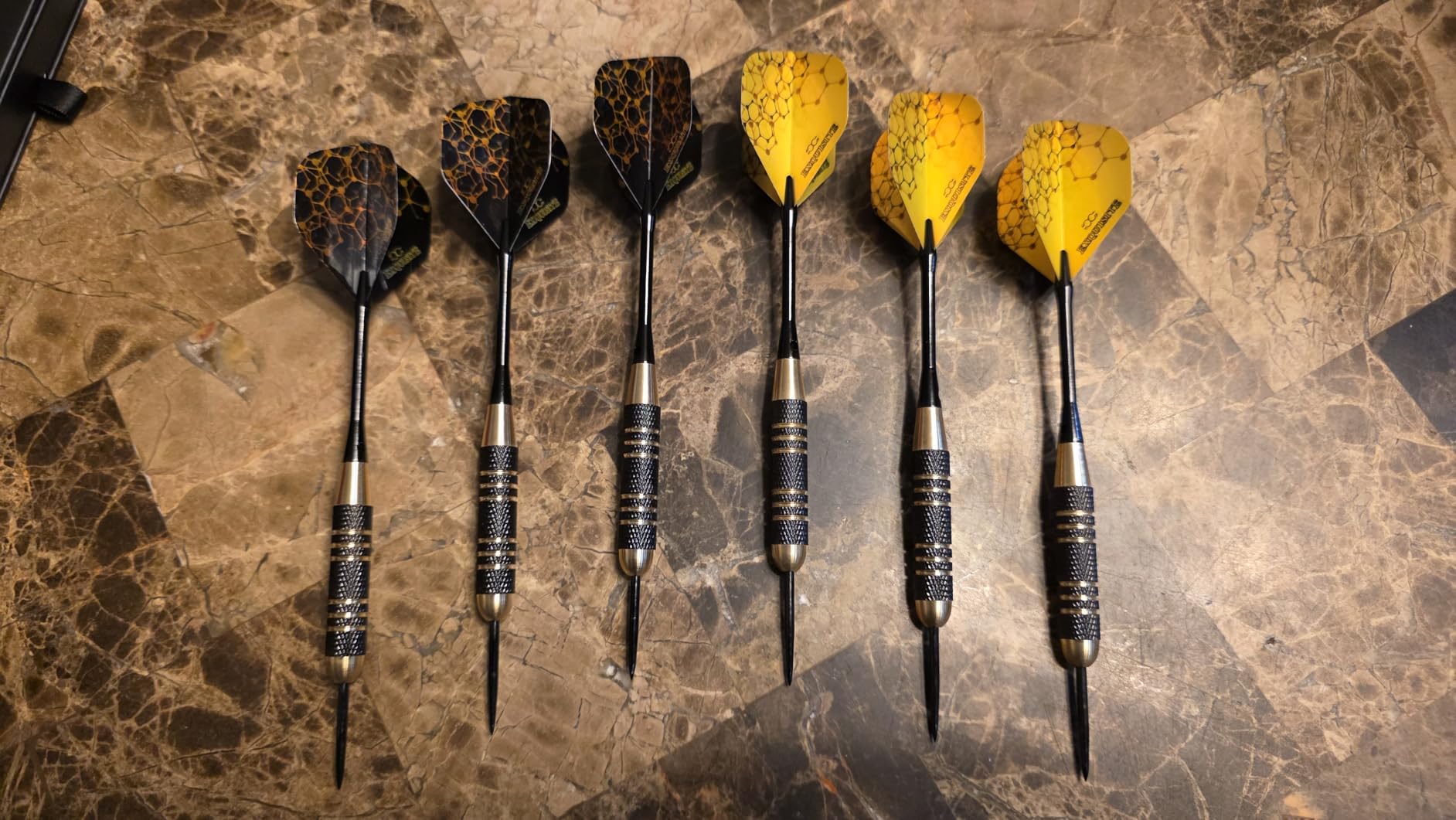CC-Exquisite Premium Steel Tip Darts Set - Professional Darts with Brass Barrels, Aluminum Shafts, Accessories customer photo 2
