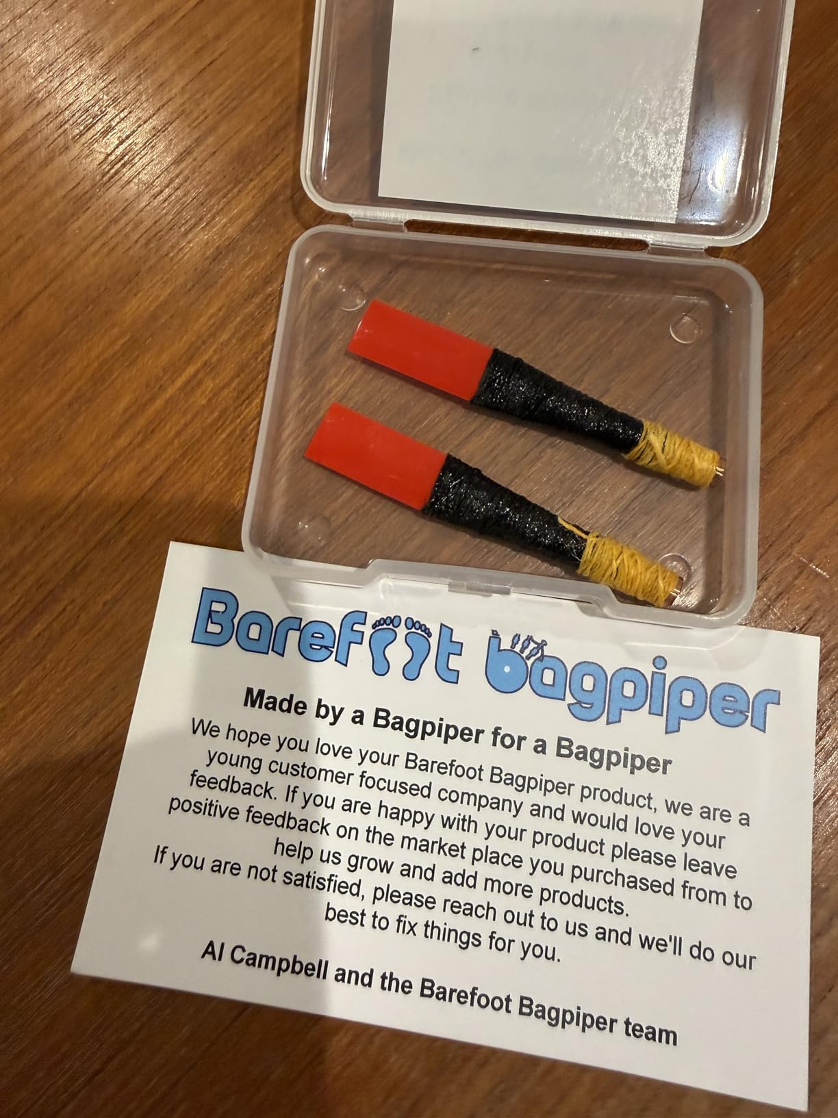 Practice Chanter Reed (2) reeds plus special tube customer photo 2
