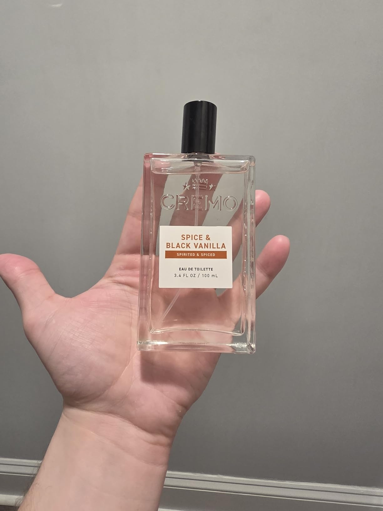 Cremo Cologne For Men - Spice & Black Vanilla Mens Cologne Spray, An Explosion of Vibrant Spices, Dark Woods and Black Vanilla, Multi-Layered Signature Men's Fragrances, 3.4 Fl Oz customer photo 2