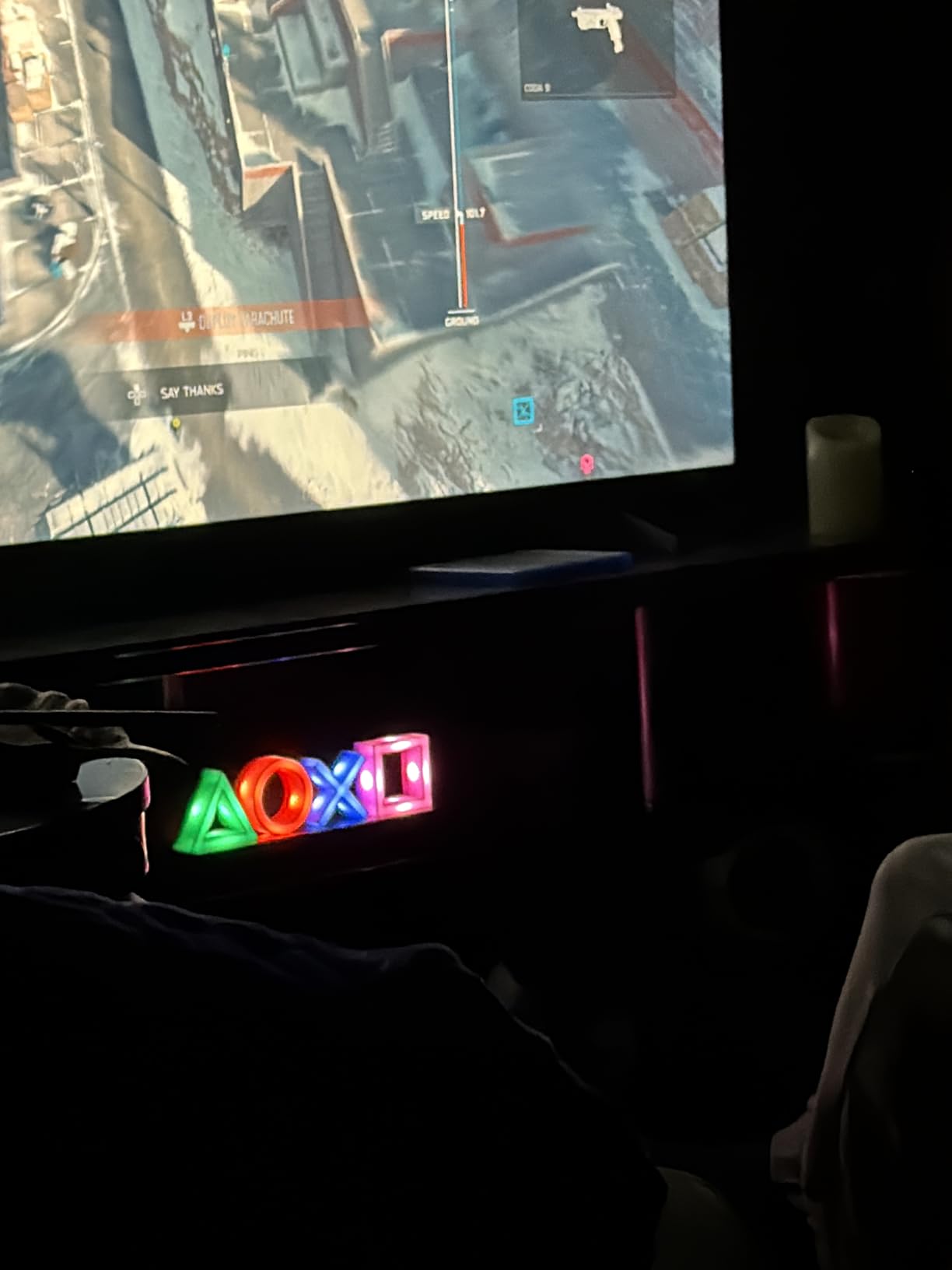 Paladone Playstation Controller Icons Light with 3 Light Modes - Sound Reactive, Dynamic Phasing, and Standard Mode - Gaming Desk Accessories customer photo 2