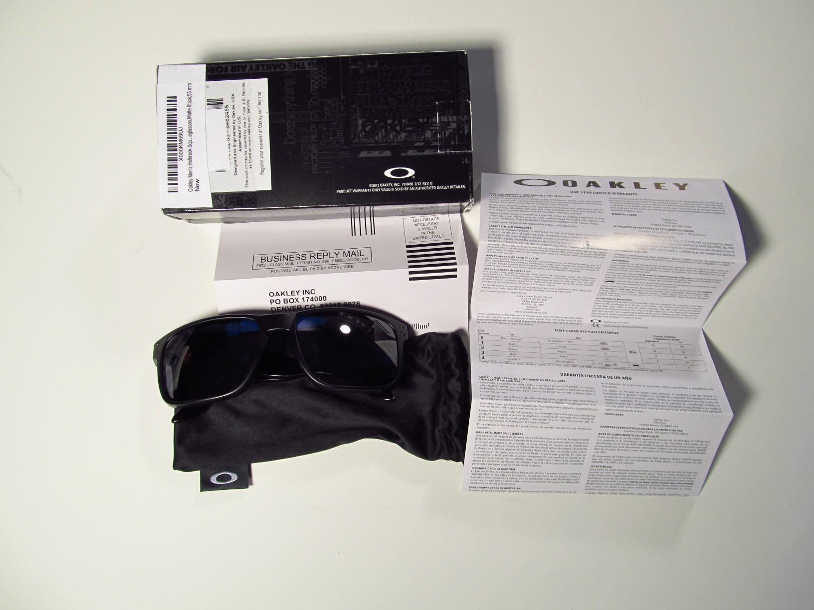 Oakley Mens OO9102 Holbrook Polarized Square Sunglasses customer photo 1