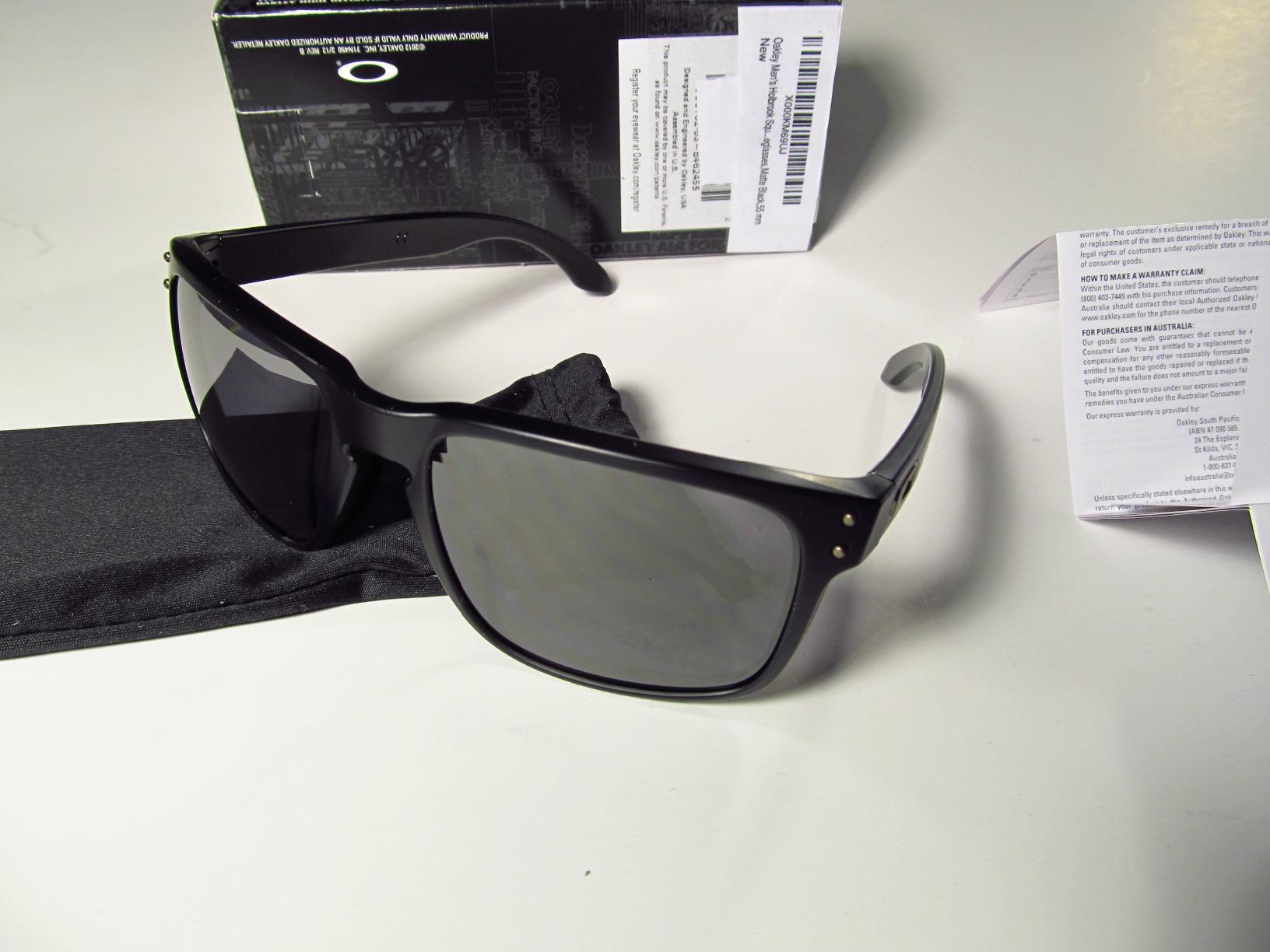 Oakley Mens OO9102 Holbrook Polarized Square Sunglasses customer photo 2
