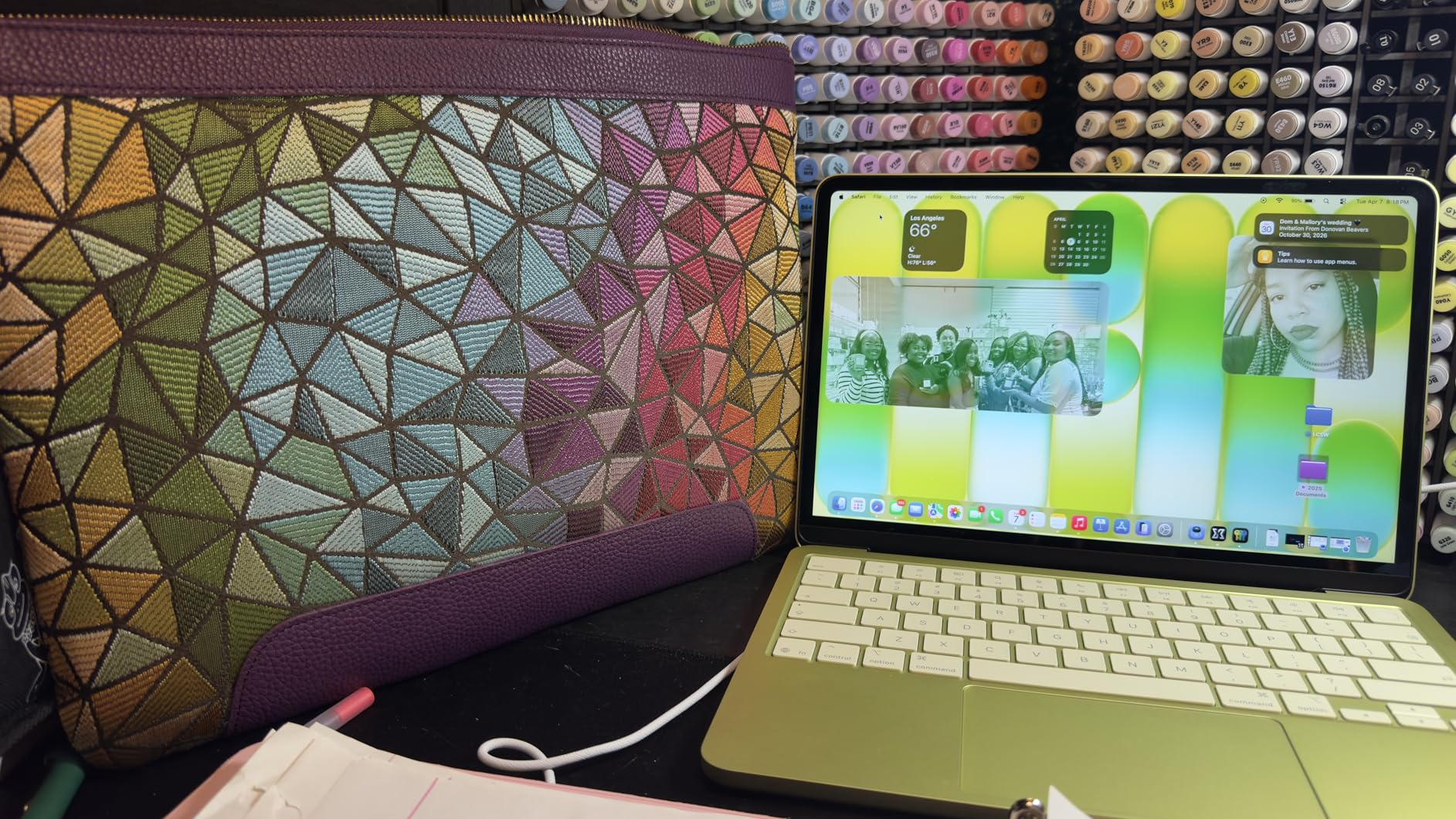 LONDO Leather Sleeve Compatible with MacBook Pro 16 & MacBook Pro 15 Inch (M5, M4, M3, M2, M1, Pro, Max), Premium Top Grain Leather Laptop Bag, Brown 2020 to 2026 Models customer photo 1