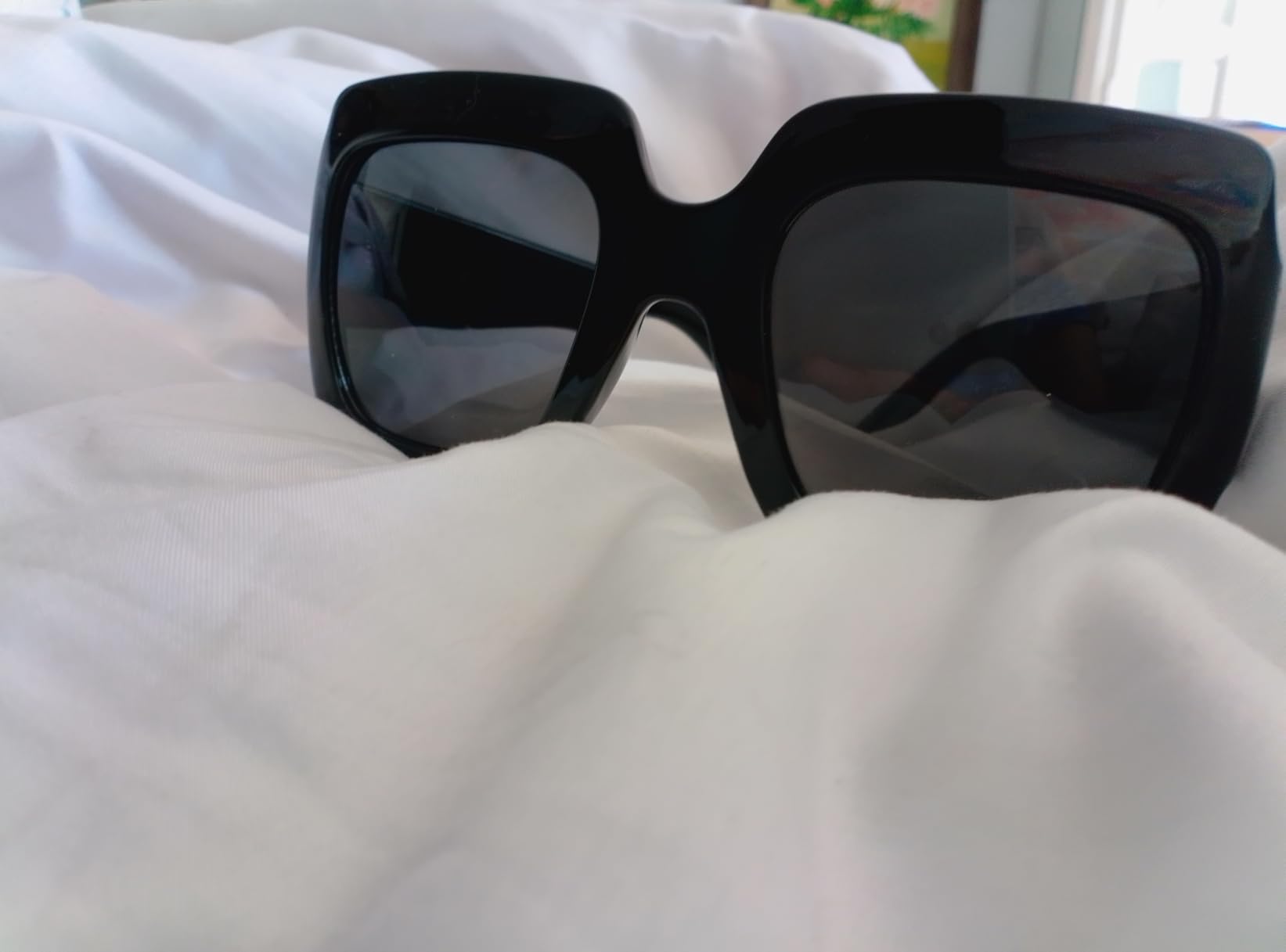 NEW Oversized Square Luxury Sunglasses Gradient Lens Vintage Women Fashion customer photo 1