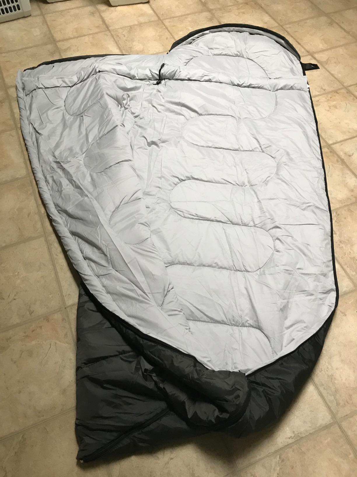 3-4 Season Sleeping Bag for Adults & Kids, Lightweight Warm Cold Weather Camping Bag with Waterproof Compression Sack - Portable for Hiking, Backpacking, Traveling & Outdoor Adventures customer photo 2
