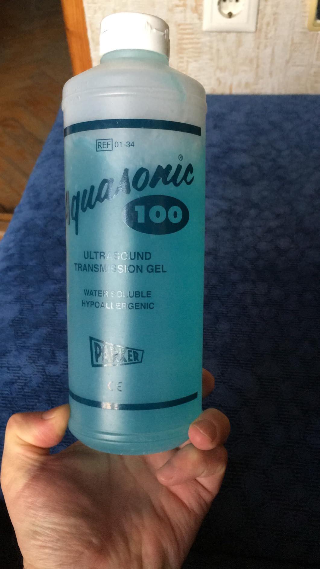 Aquasonic Ultrasound Gel Blue 1 Liter Bottle 01-34 (1 Each) customer photo 1