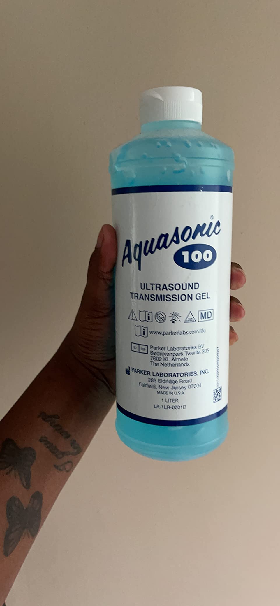 Aquasonic Ultrasound Gel Blue 1 Liter Bottle 01-34 (1 Each) customer photo 2