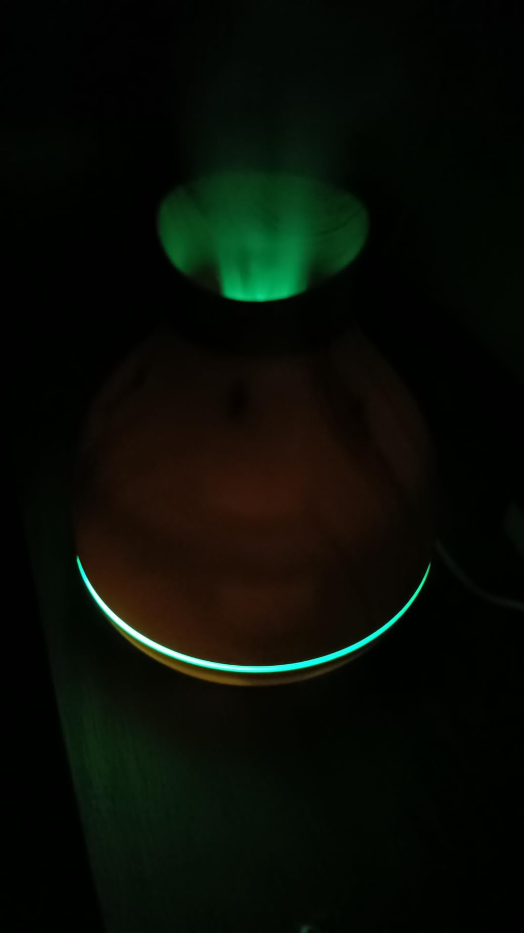 BZseed Aromatherapy Essential Oil Diffuser 550ml 12 Hours Wood Grain Aroma Diffuser with Timer Cool Mist Humidifier for Large Room, Home, Baby Bedroom, Waterless Auto Shut-off,7 Colors Lights Changing customer photo 2