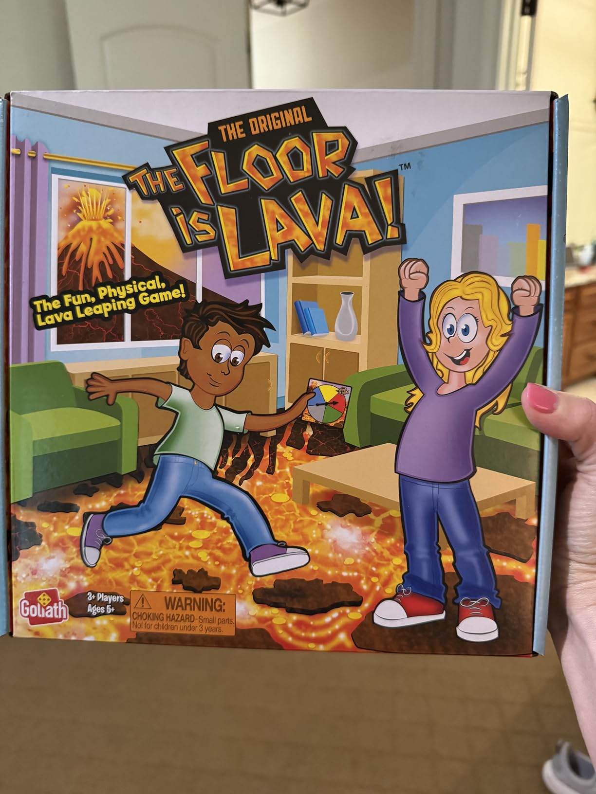 Endless Games The Original The Floor is Lava! Game by Endless Games - Interactive Game for Kids and Adults - Promotes Physical Activity - Indoor and Outdoor Safe customer photo 2