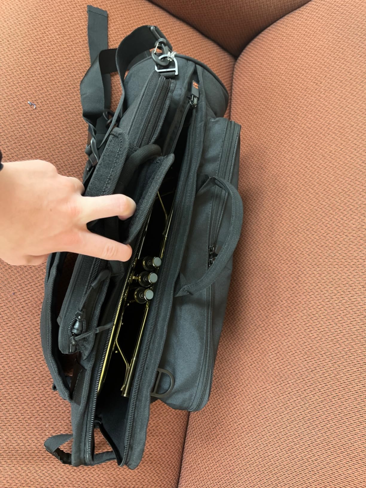 Protec Explorer Series Trumpet Bag with Sheet Music & Mute Storage Pocket, Model C238X customer photo 2