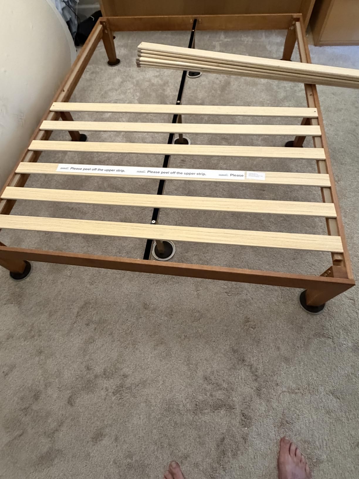 Mellow Naturalista Classic - 12 Inch Solid Wood Platform Bed with Wooden Slats, No Box Spring Needed, Easy Assembly, Full, Natural Pine customer photo 1