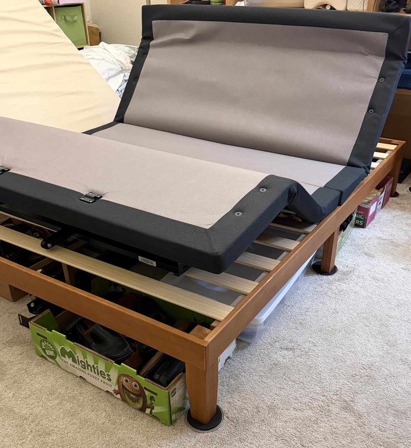 Mellow Naturalista Classic - 12 Inch Solid Wood Platform Bed with Wooden Slats, No Box Spring Needed, Easy Assembly, Full, Natural Pine customer photo 2