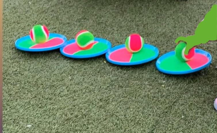 Ayeboovi Toss and Catch Ball Game Outdoor Toys for Kids Yard Games Beach Toys Outside Games for 3 4 5 6 7 8 9 10 Year Old Boys Girls (Upgraded) customer photo 1
