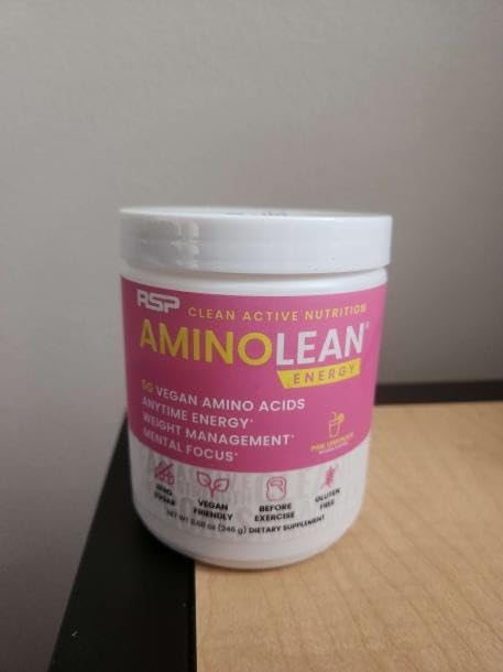 RSP NUTRITION AminoLean Pre Workout Powder, Amino Energy & Weight Management with Vegan BCAA Amino Acids, Natural Caffeine, Preworkout Boost for Men & Women, 30 Serv, Pink Lemonade customer photo 2