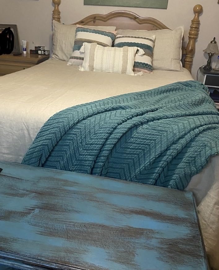 DAPU 100% Linen Duvet Cover Queen, Natural French Flax Breathable Duvet Cover 3 Pcs Set with Long Zipper Closure, Soft Lightweight Durable Linen Bedding for Hot Sleepers (Natural Linen, Queen) customer photo 1