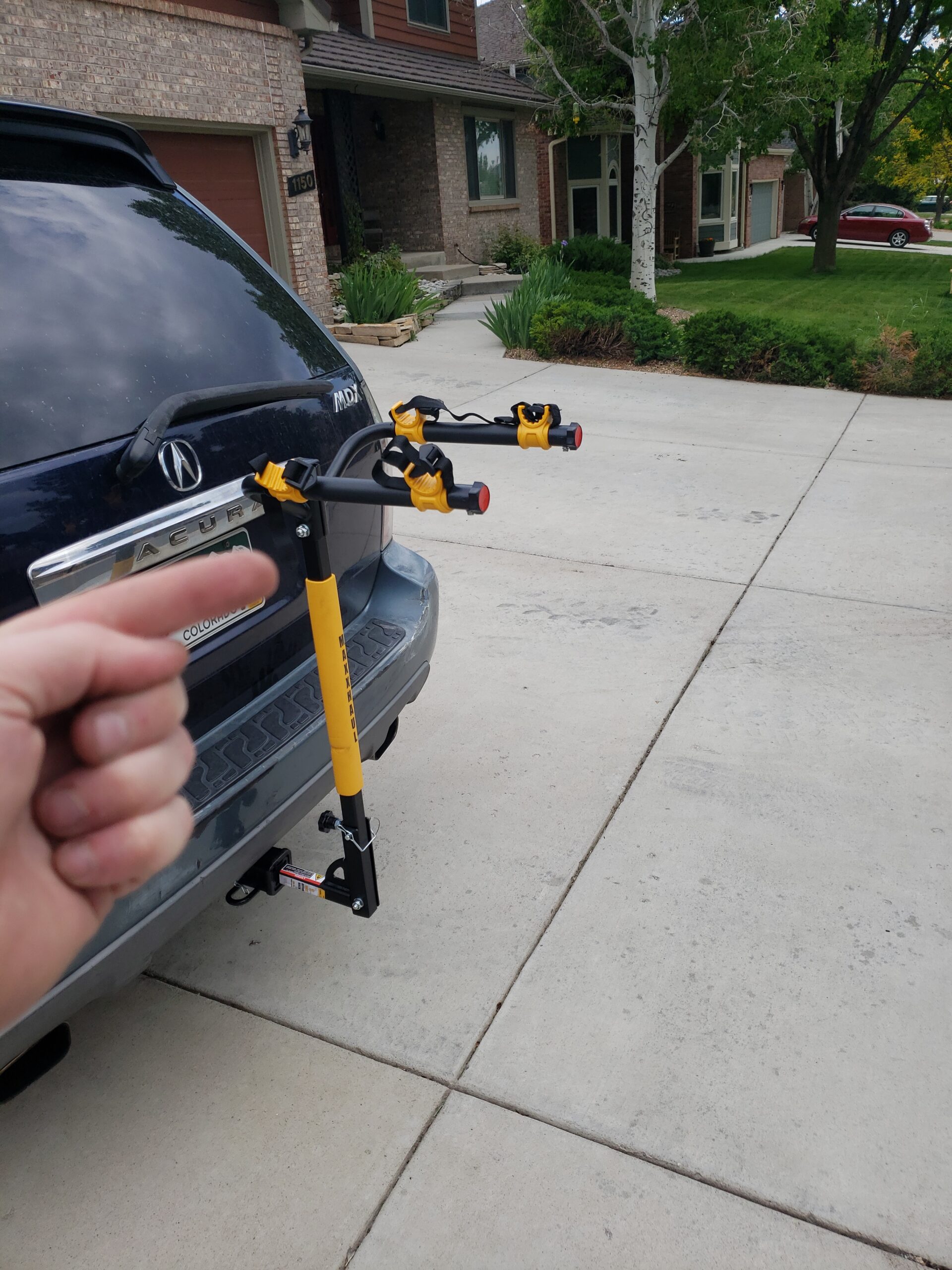 MaxxHaul 50025 Hitch Mount 2 Bike Rack For Cars, Trucks, SUV's, Minivans - 100 lb. Capacity customer photo 2