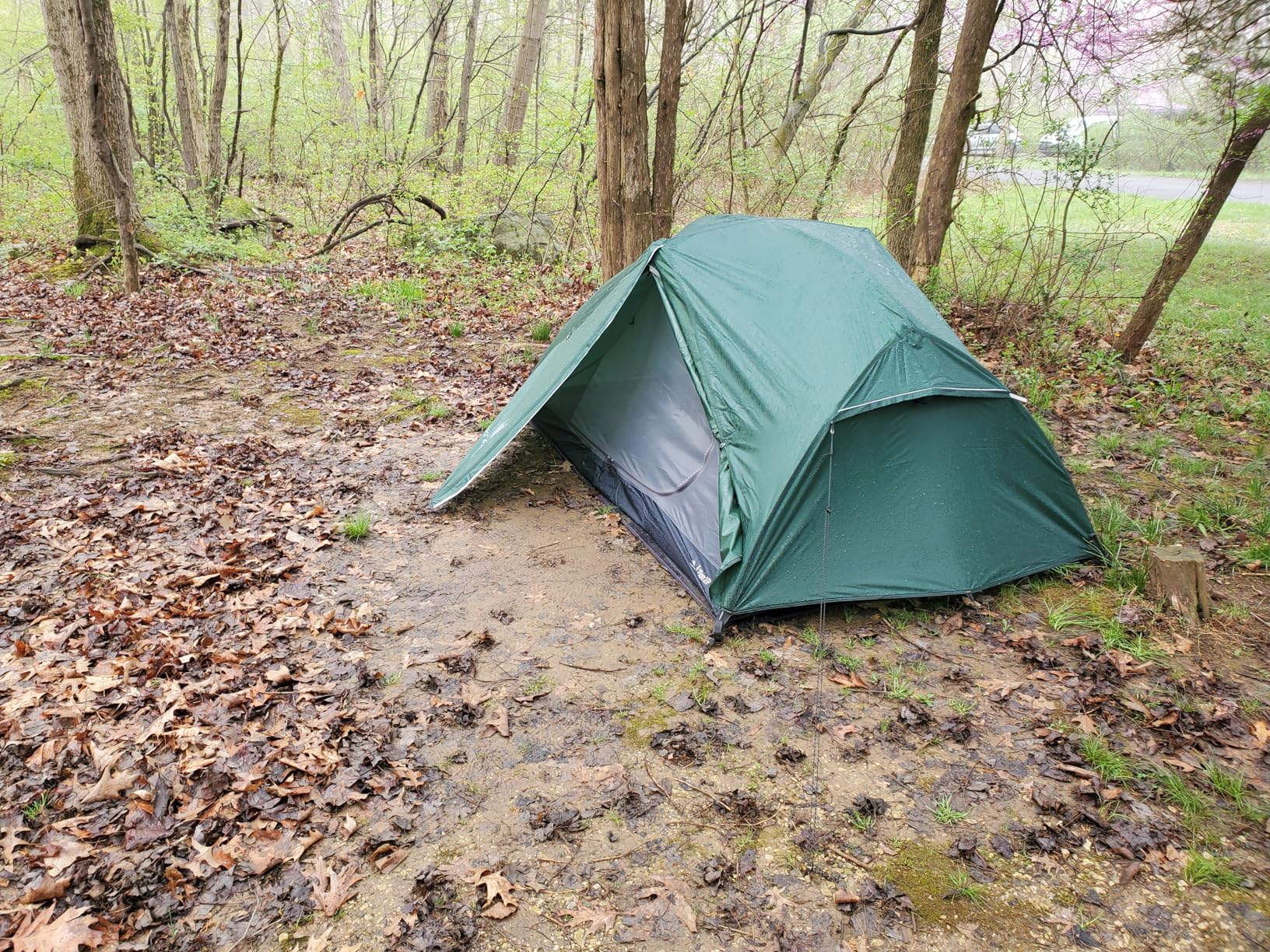 Hyke & Byke Zion Hiking & Backpacking Tent - 3 Season Ultralight, Waterproof Tent for Camping w/Rain Fly and Footprint - 1 Person - Orange customer photo 1