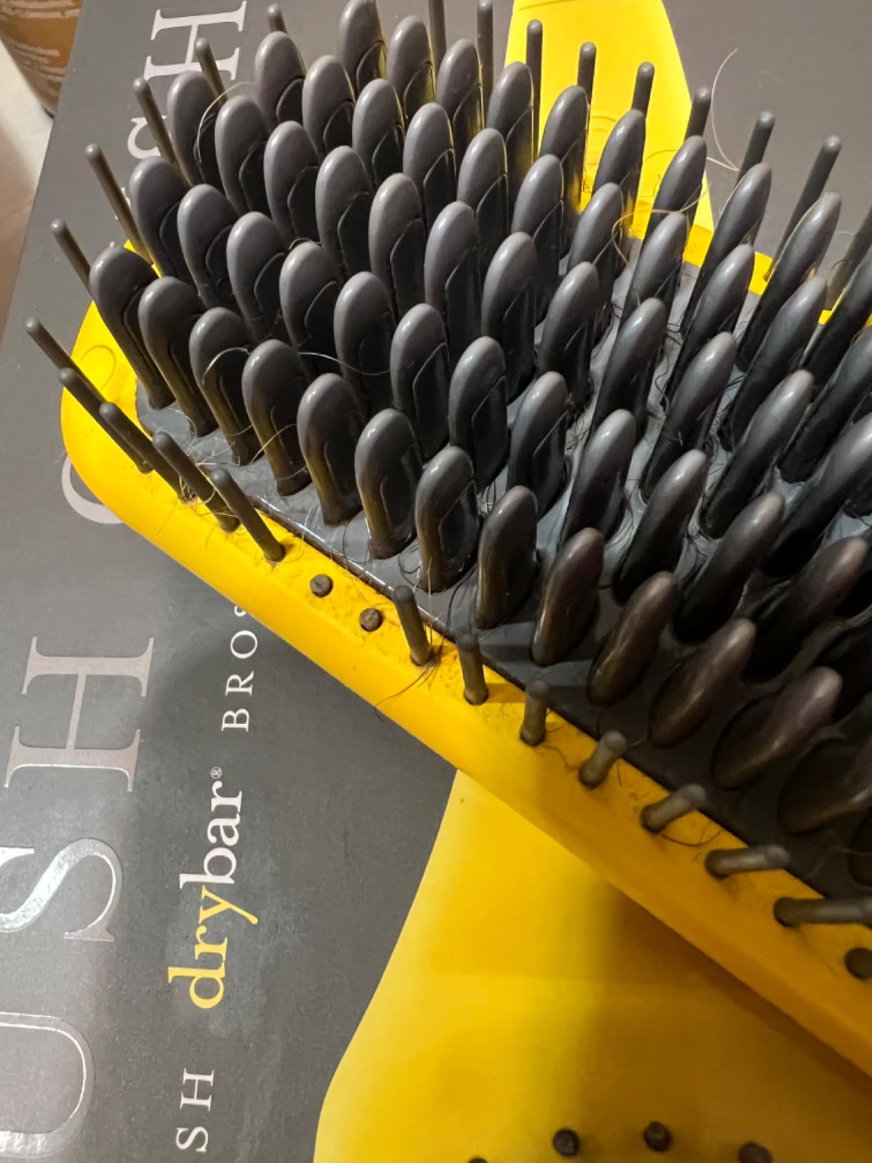 Drybar The Brush Crush Heated Straightening Brush - Hair Dryer Straightener for Smooth, Frizz-Free Hair - Salon-Quality Blowout customer photo 2