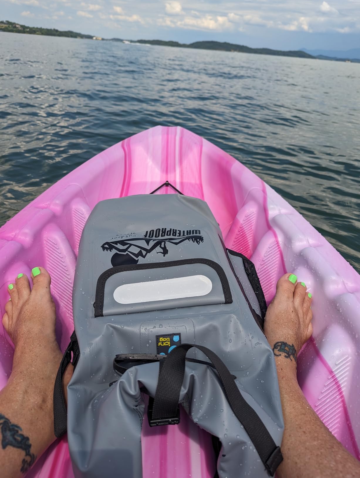 IDRYBAG Dry Bag Backpack Waterproof 20L/30L/40L, Roll Top Waterproof Bag for Kayaking Boating customer photo 2