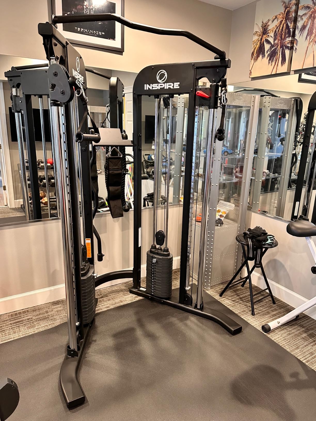 Inspire Fitness FTX Functional Trainer - Compact at Home Workout Machine with Accessories - Home Gym Cable Machine and Two 165 lb Weight Stacks customer photo 1