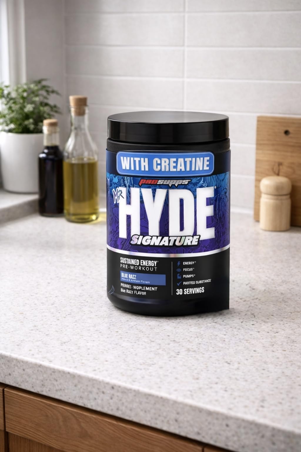 ProSupps Mr. Hyde Signature Pre Workout Powder with Creatine, Beta Alanine & Caffeine - Performance, Energy & Endurance - Clean Fitness & Gym Supplements for Men & Women (Blue Razz, 30 Servings) customer photo 1