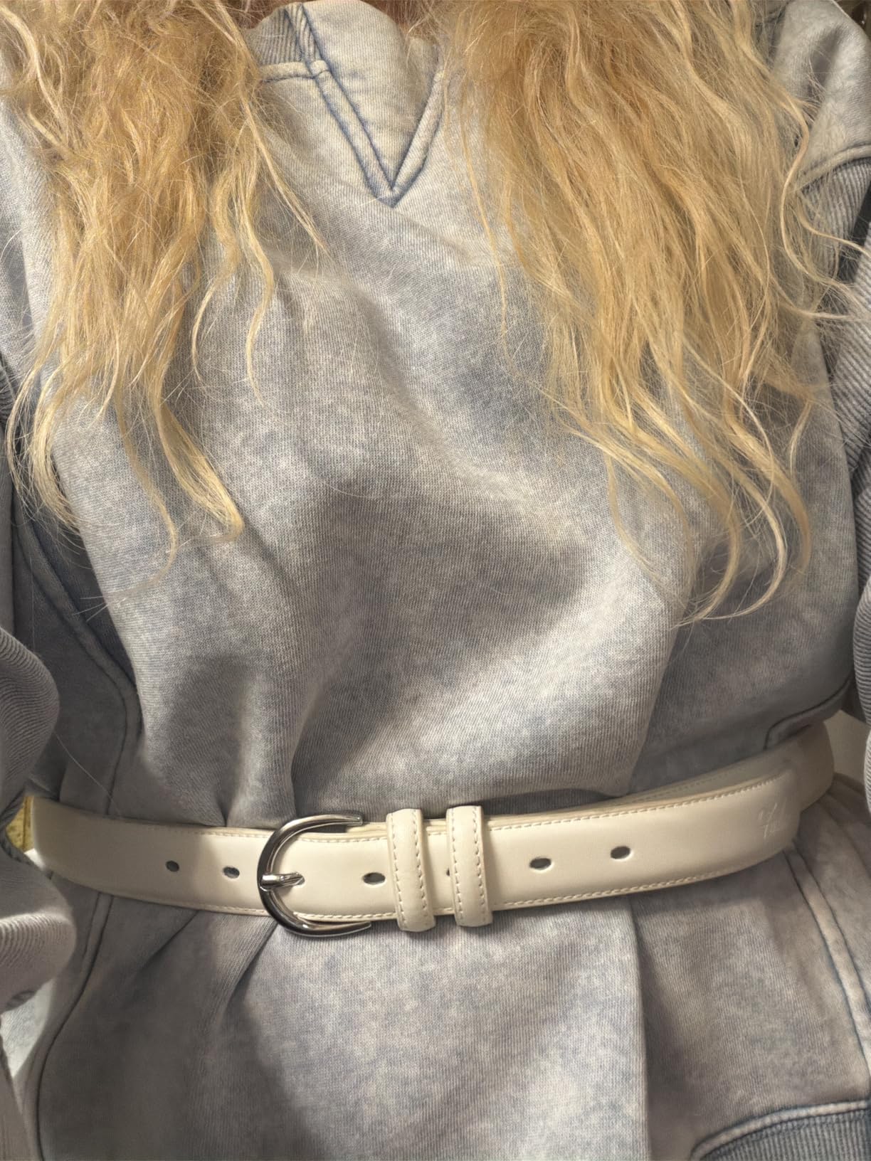 Falari Women Genuine Leather Belt Fashion Dress Belt With Single Prong Buckle 6028-31 Colors customer photo 1