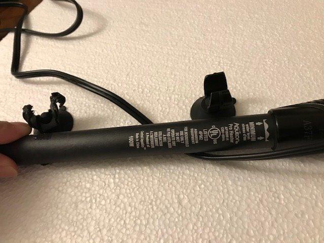 Aqueon Pro 100 Submersible Aquarium Fish Tank Heater, 100 Watts, For Up To 30 Gallon Fish Tanks customer photo 1