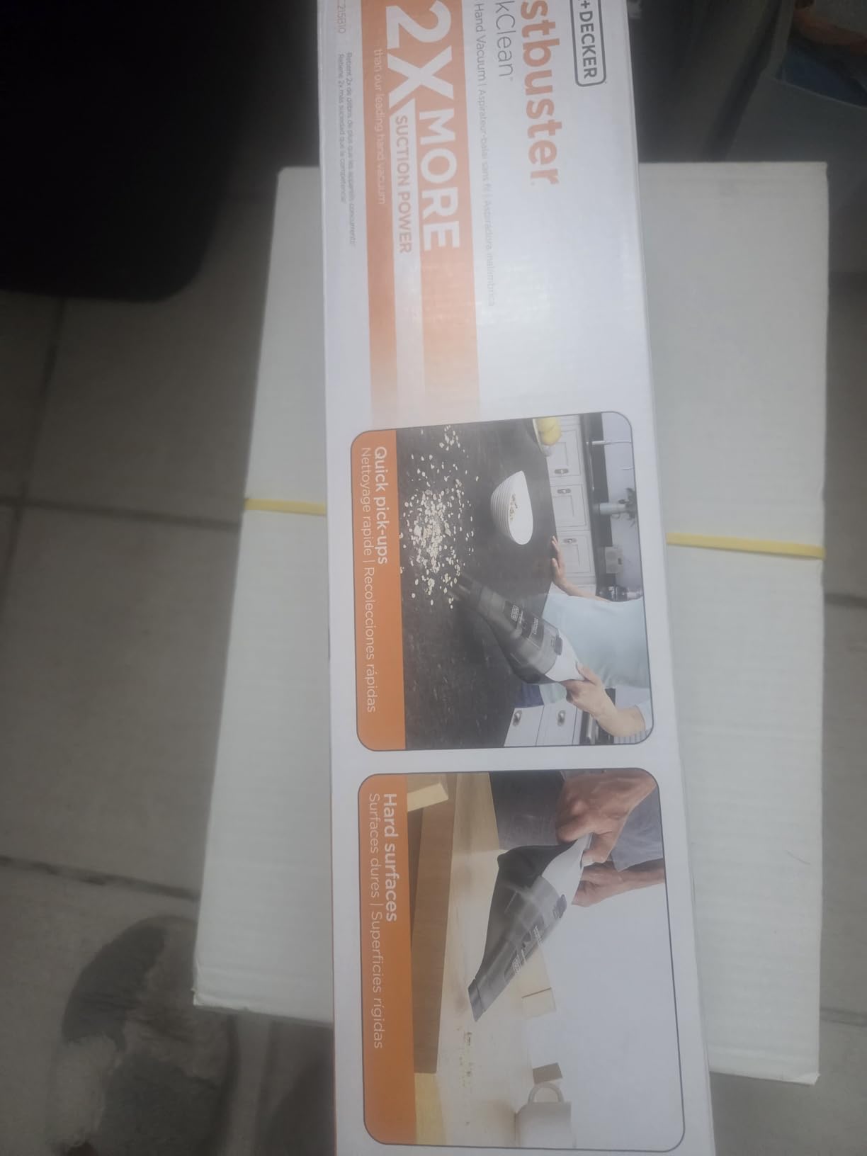 BLACK+DECKER dustbuster Cordless Handheld Vacuum, Portable Car Vacuum Cordless Rechargeable, Wall Mount, Strong Suction QuickClean (HNVC215B10) customer photo 1