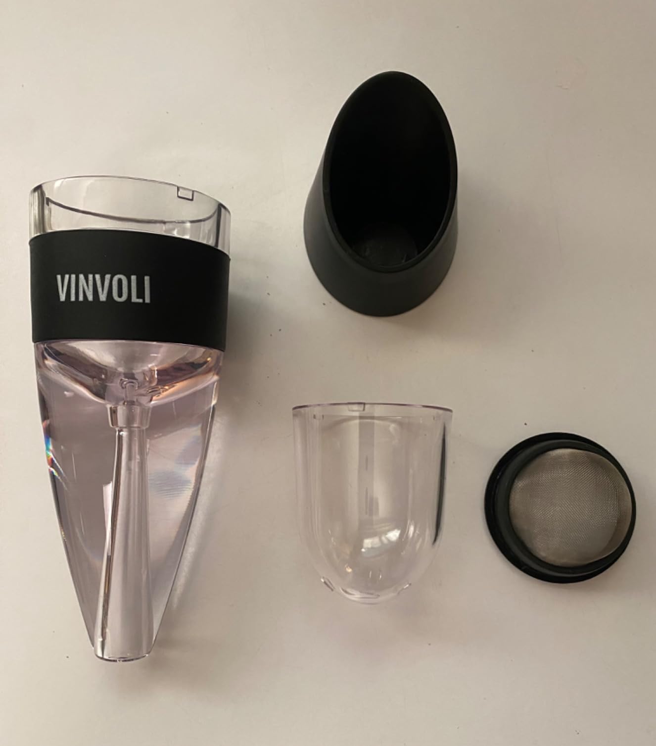 Vinvoli Wine Aerator - Deluxe 2026 Aerator Decanter with Unique Superior Three-Stage Aeration, Sediment Filter, No-Drip Stand - Quality and Convenience for Lovers and Sommeliers customer photo 2