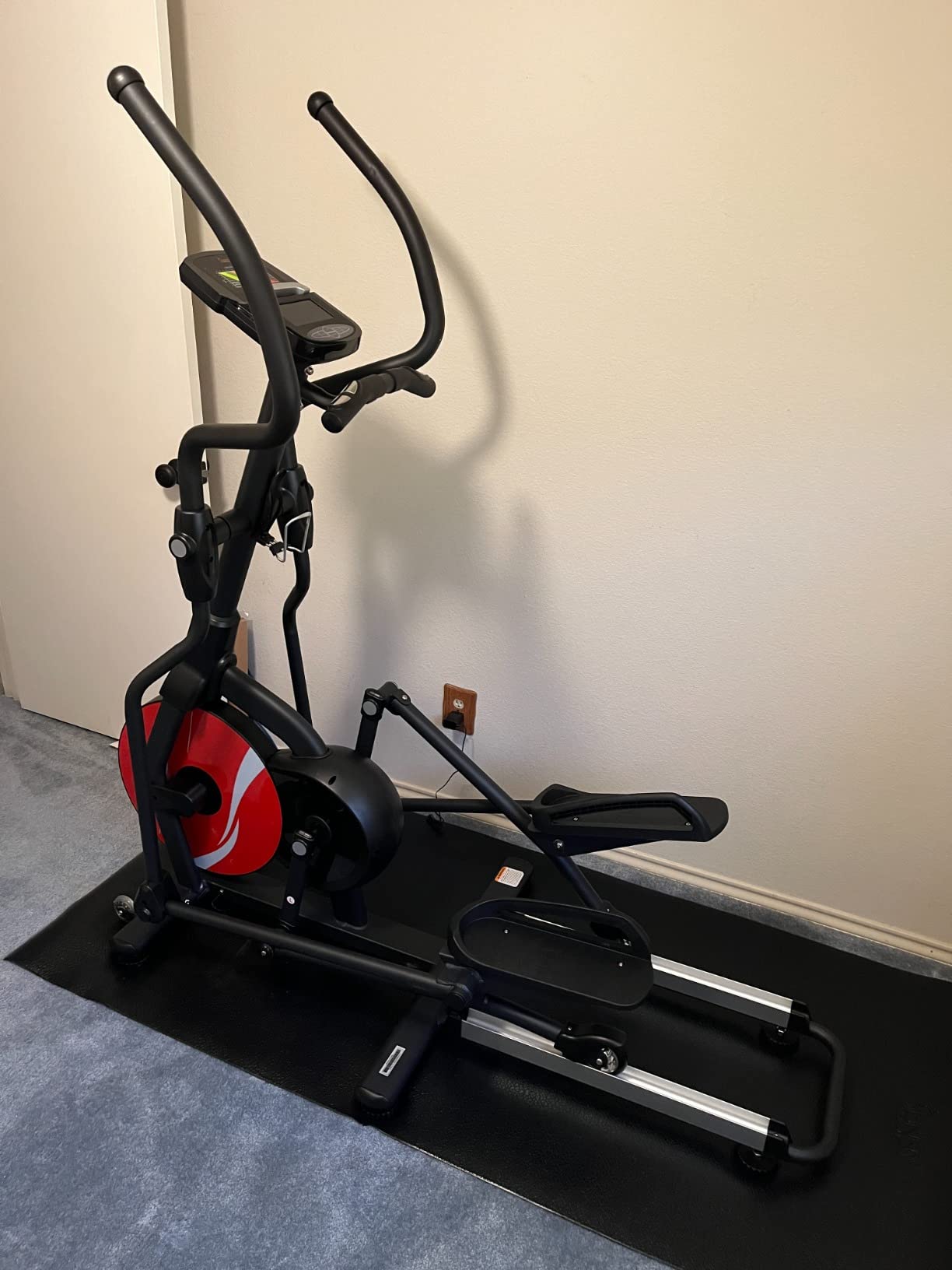 Sunny Health & Fitness Magnetic Elliptical Machine with Adjustable Resistance, Fully Body Workout for Home with Pulse Sensor Monitor, Long Stride Low-Impact Workout with SunnyFit App Access customer photo 1