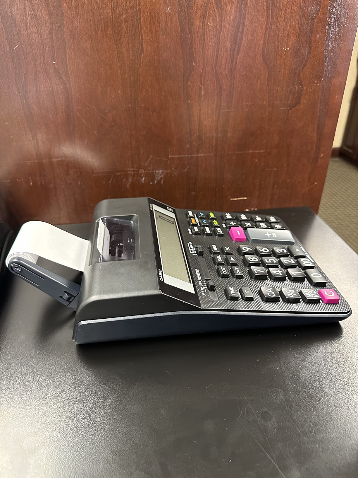 Casio HR-200RC - Desktop Printing Calculator with Dual-Color Print & 150-Step Check | Cost/Sell/Margin, Tax & Calendar | Ideal for Accounting & Retail customer photo 1