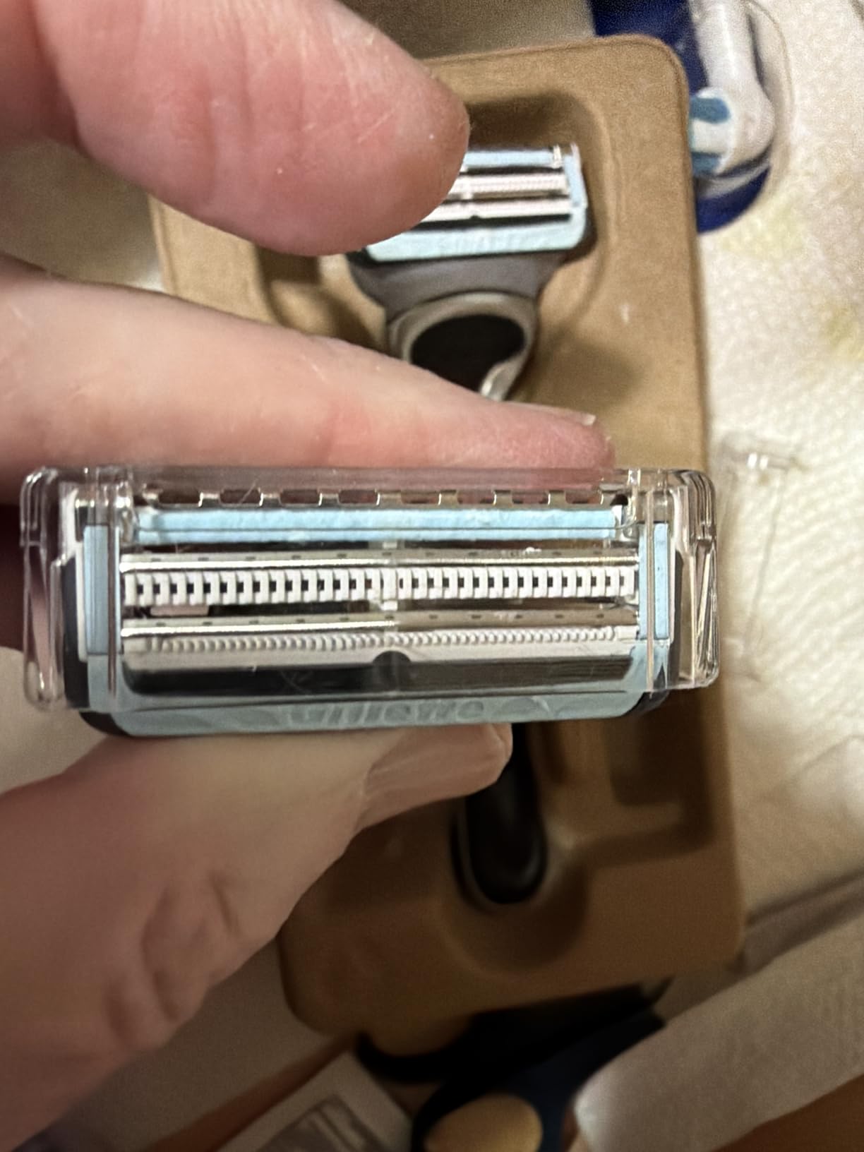 Gillette SkinGuard Razors, 1 Gillette Razor, 4 Razor Blade Refills, Designed for Men with Skin Irritation, Razor Bumps, and Sensitive Skin customer photo 2