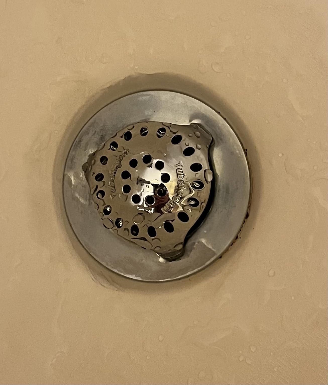 TubShroom Ultra Revolutionary Bath Tub Drain Protector Hair Catcher/Strainer/Snare, Stainless Steel, Stainless Combo customer photo 2