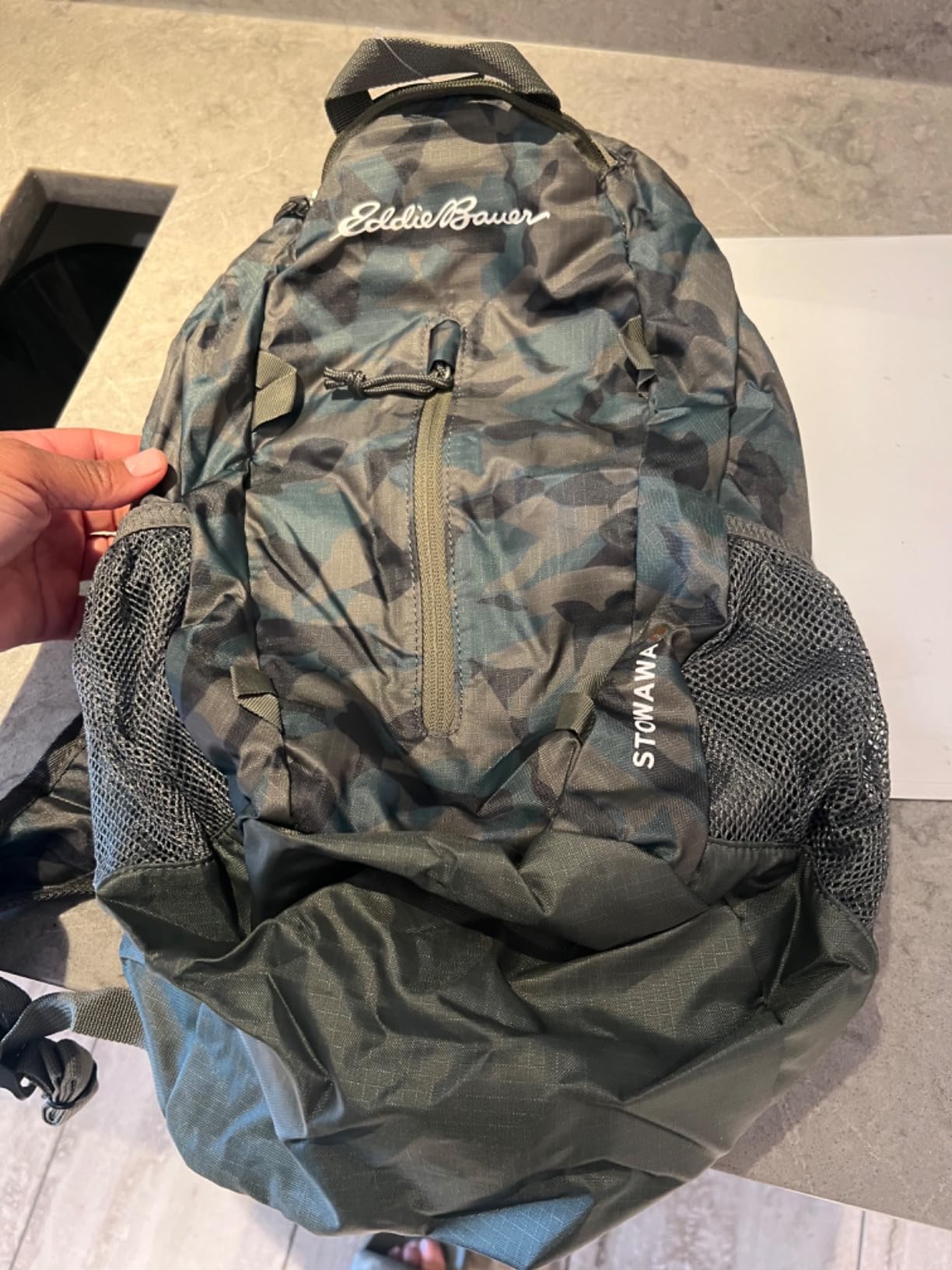 Eddie Bauer Stowaway Packable Backpack | Travel | Outdoor | Lightweight | Foldable | Durable | Ripstop Polyester | 20L customer photo 2
