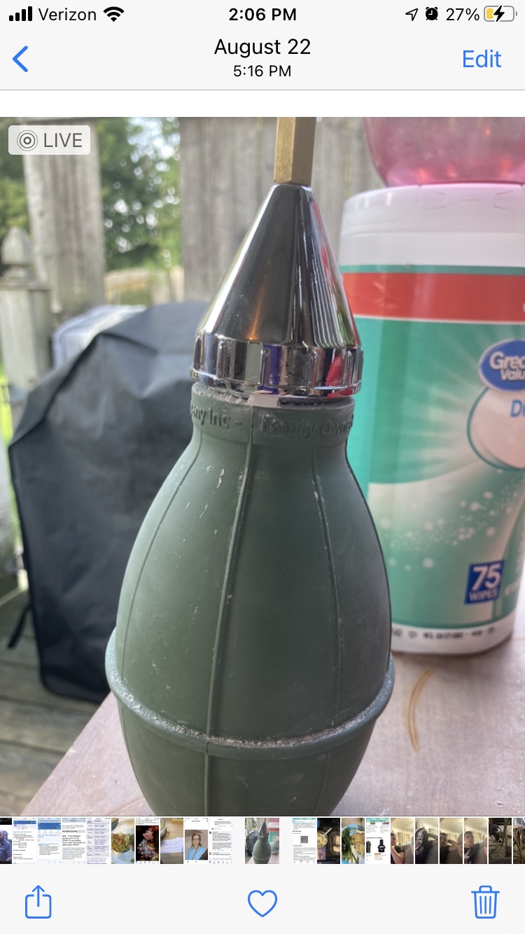 Puff-D 512 Puffy-D Bulb Insecticidal Duster, Heavy-Duty Dust Applicator for Pest Control, Green customer photo 2