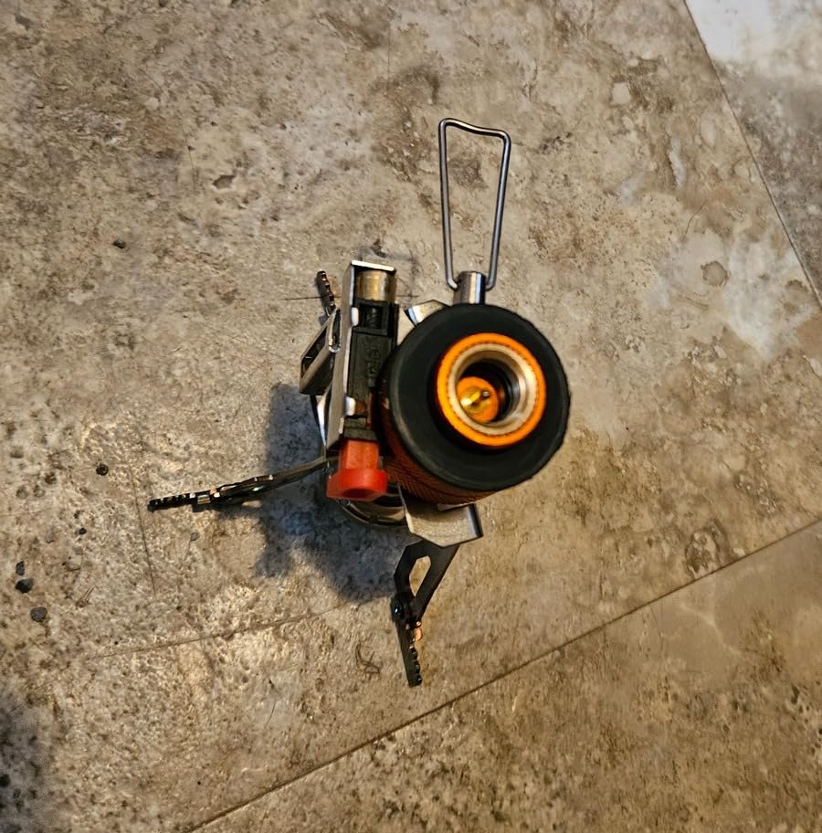 AOTU Portable Camping Stoves Backpacking Stove with Piezo Ignition Stable Support Wind-Resistance customer photo 2