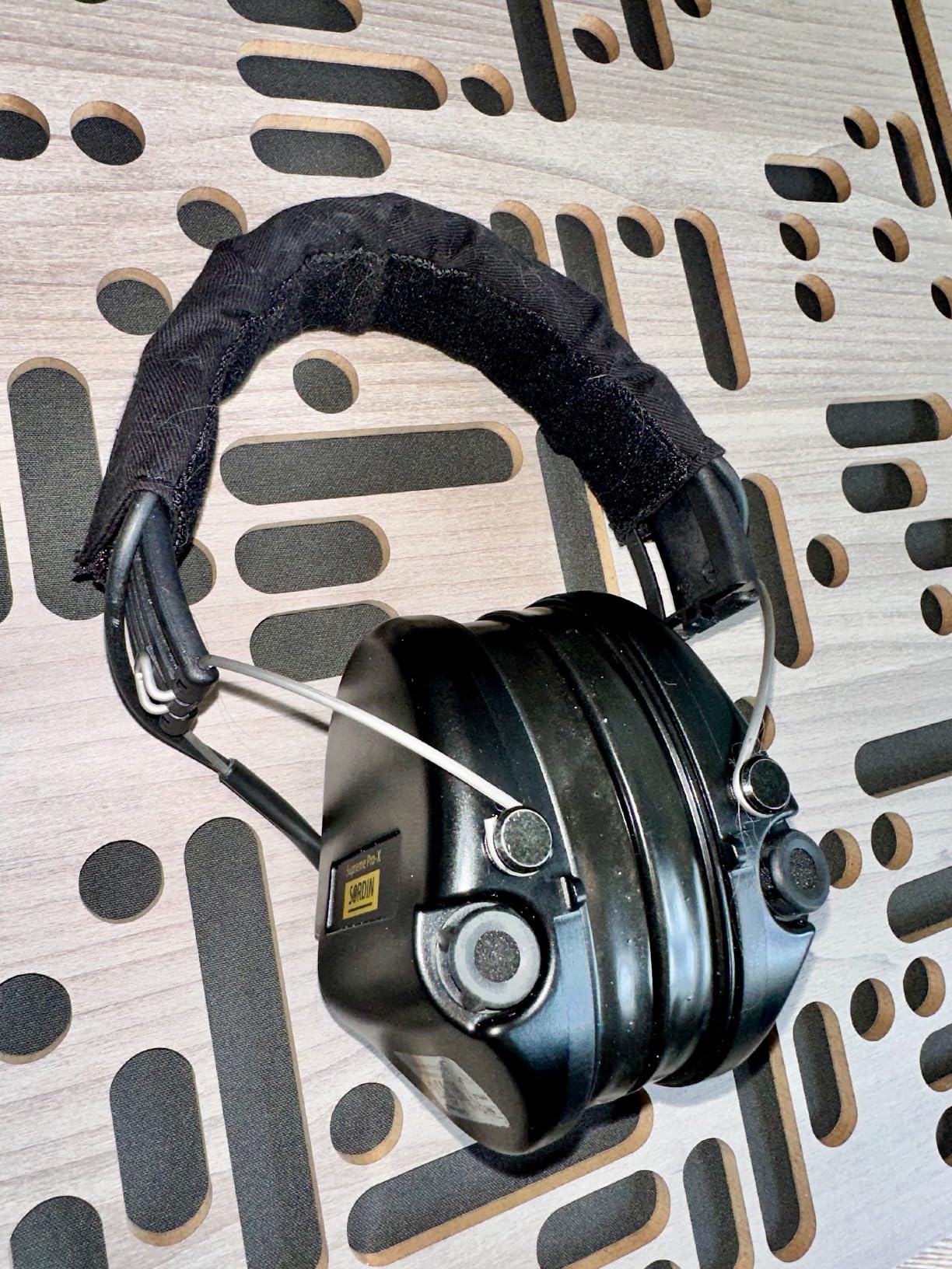 Sordin Pro-X Ear Muffs - Active and Electronic Ear Defenders w/Textile Band - Gel Pads - Earmuffs for Hunting & Shooting customer photo 2