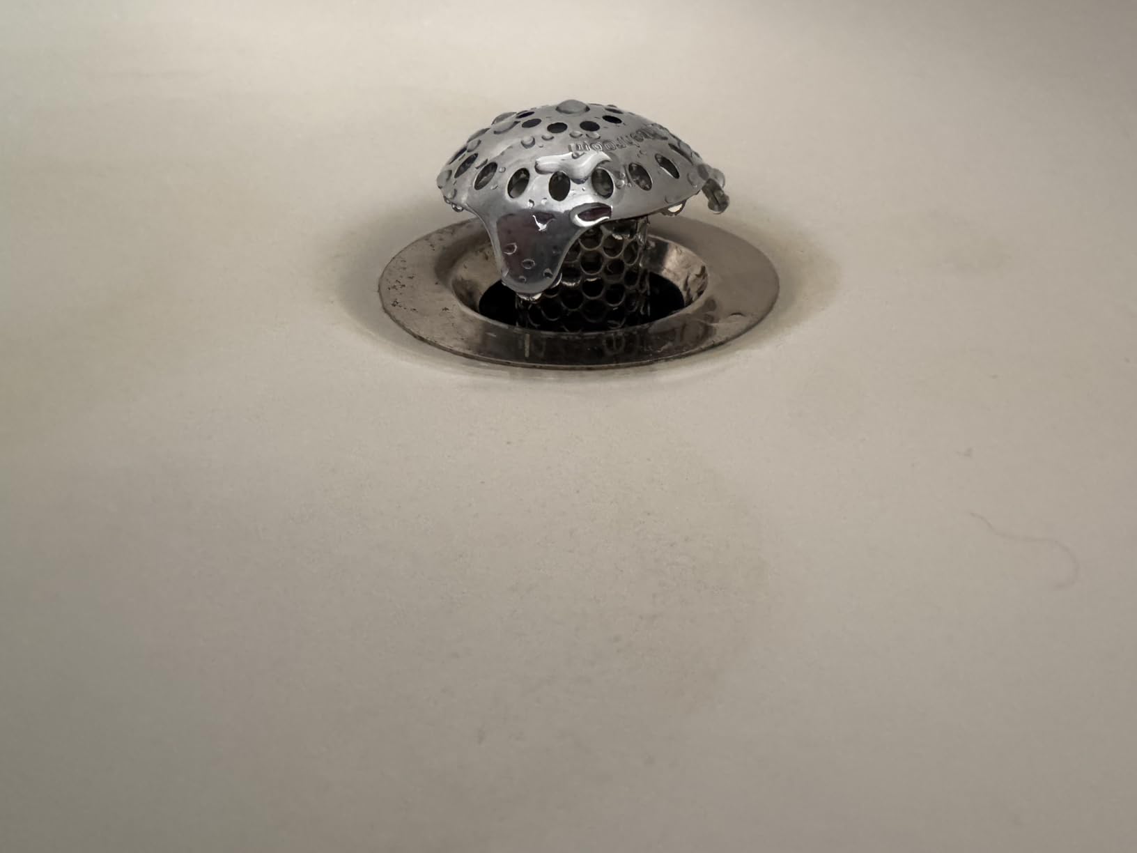 TubShroom Ultra Revolutionary Bath Tub Drain Protector Hair Catcher/Strainer/Snare Stainless Steel, Single Pack customer photo 1