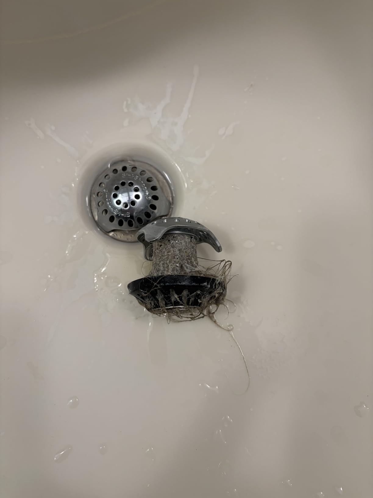 TubShroom Ultra Revolutionary Bath Tub Drain Protector Hair Catcher/Strainer/Snare Stainless Steel, Single Pack customer photo 2