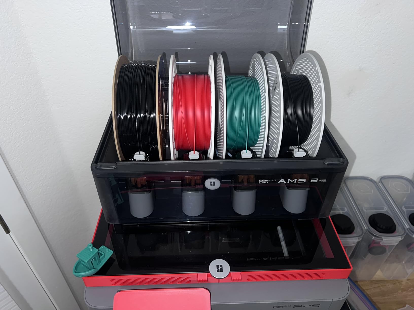 OVERTURE PETG 3D Printer Filament 1.75mm, Neatly Wound Durable PETG 1kg Spool (2.2lbs), Strong Toughness Filament, Dimensional Accuracy +/- 0.02mm, Fit Most FDM Printers (Black (1-Pack)) customer photo 2