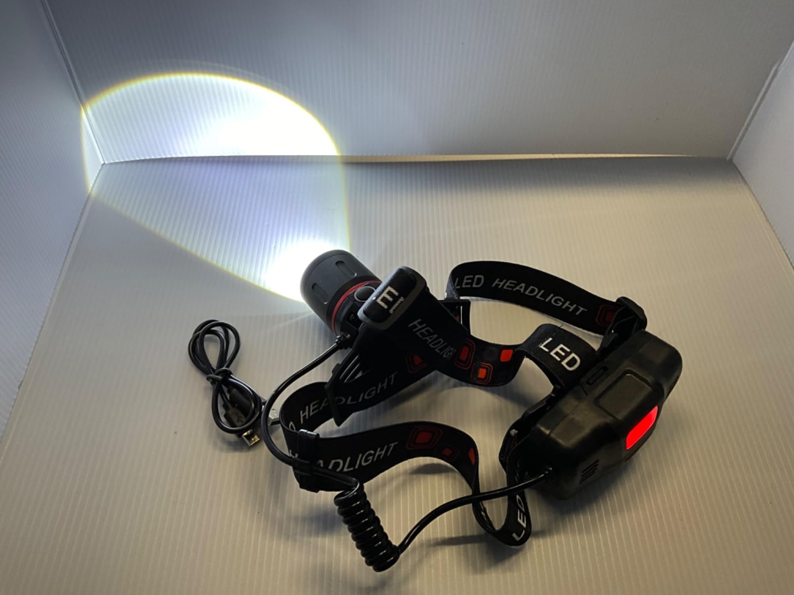 WINDFIRE Red Light Hunting Headlamp Zoomable 3 Modes Bright Head Lamp Rechargeable Waterproof Headlight for Coyote Hog Astronomy customer photo 1