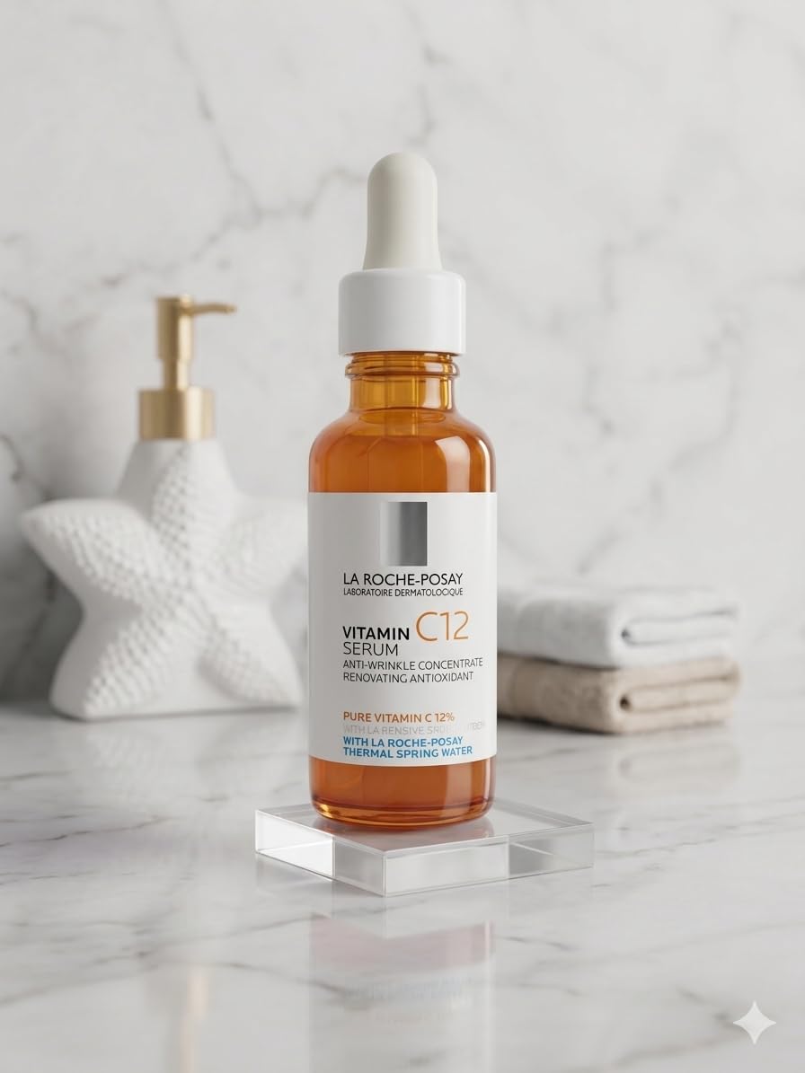 La Roche-Posay Pure 12% Vitamin C Serum For Face With Hyaluronic Acid & Salicylic Acid, Hydrating Face Serum, Boost Radiance & Reduce Wrinkles, 2 Formulas for Normal or Oily Skin Control customer photo 1