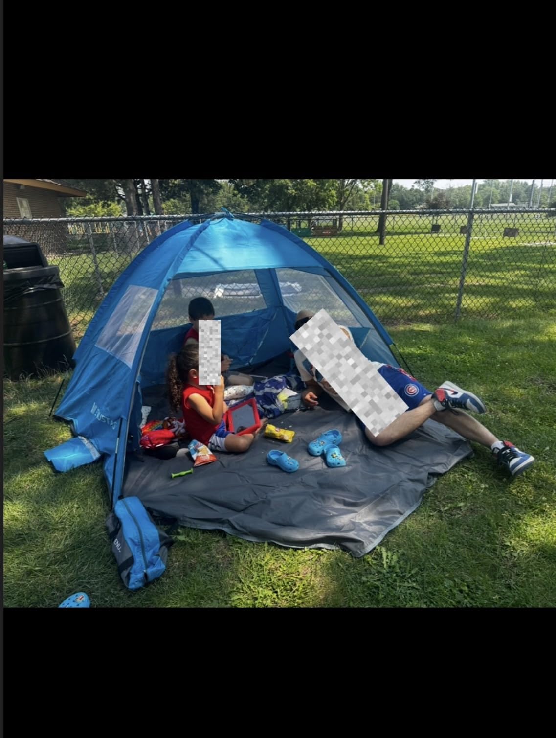 Venustas Beach Tent Sun Shelter for 3/4/6/8 Person, UPF 50+ UV Protection Beach Canopy, Lightweight and Easy Setup Cabana, Portable Shade Tent customer photo 1