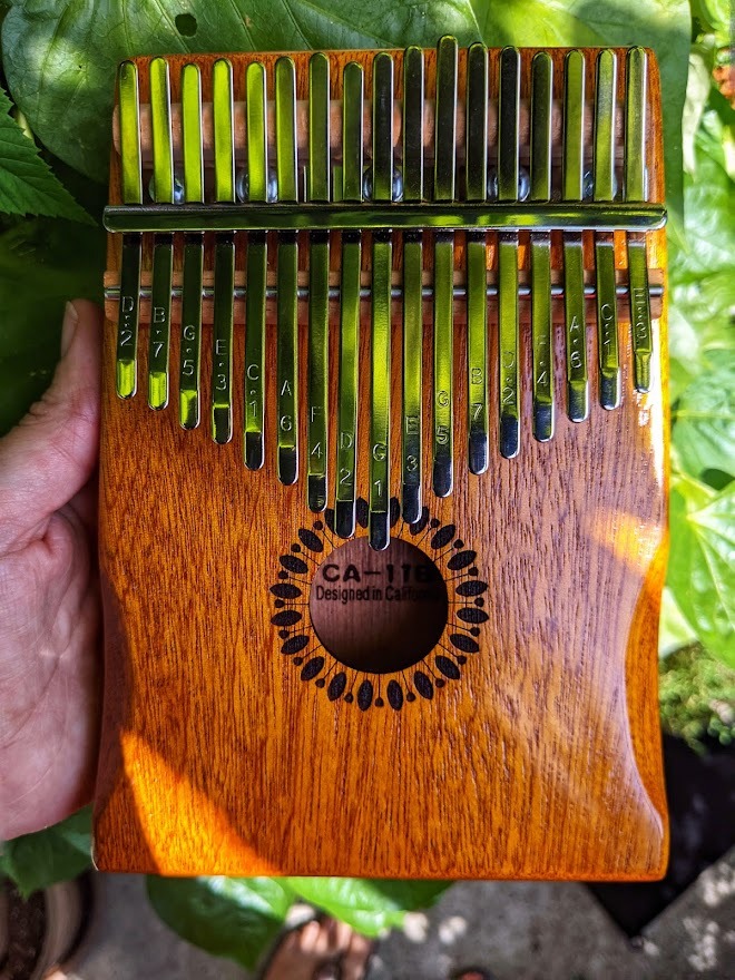 Kalimba Thumb Piano 17 Keys, Portable Mbira Finger Piano Gifts for Kids and Adults Beginners customer photo 1