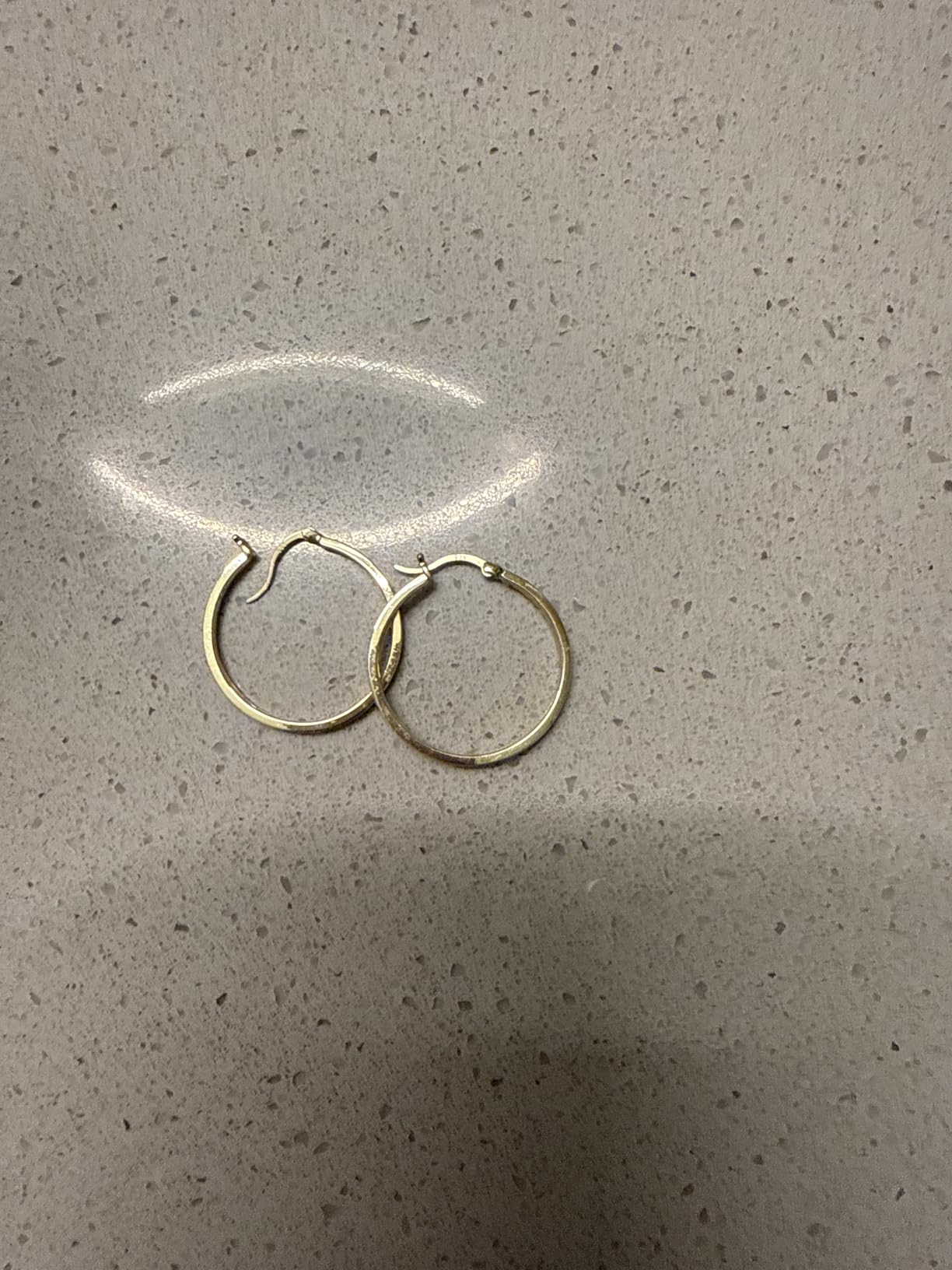PAVOI 14K Gold Plated 925 Sterling Silver Post Lightweight Hoops | 20mm - 30mm Earring | Gold Hoop Earrings for Women customer photo 1